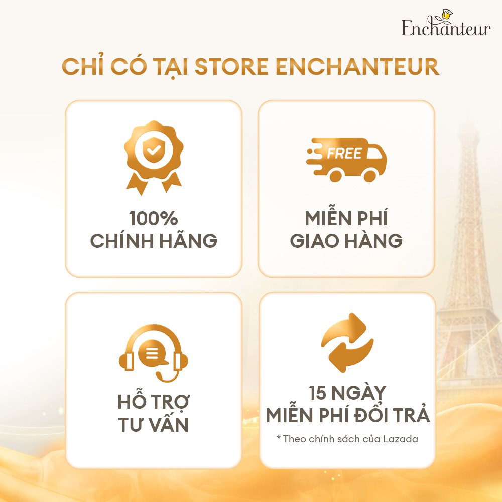 Sữa tắm dưỡng da thiên nhiên Enchanteur Naturelle hương hoa Lavender/ Iris/Rose 510gr