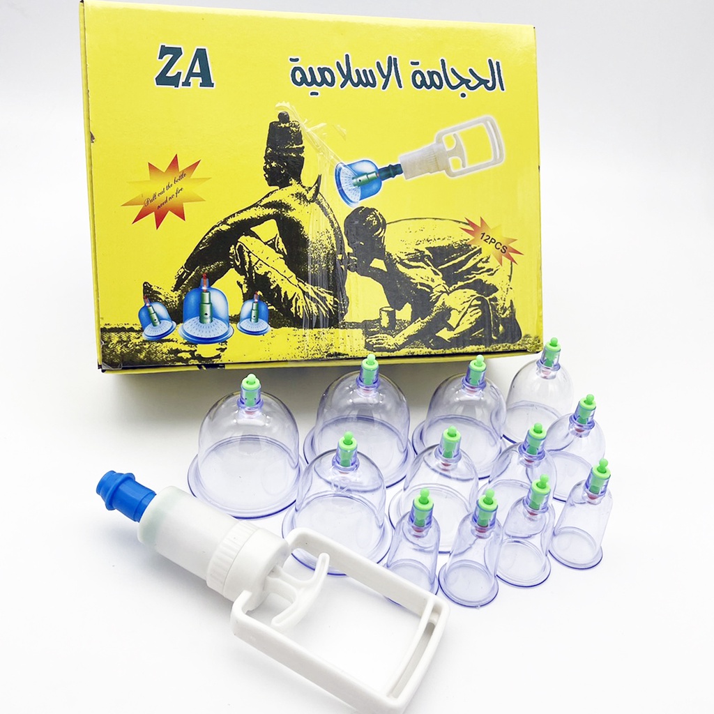 Bộ giác hơi 12 món không dùng lửa THAILAND 100 % (cao cấp) Giúp giảm các chứng đau lưng đau đầu cảm cúm nhức mỏi