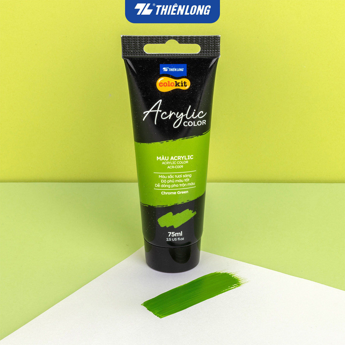 Màu nước Acrylic dạng tuýp 75ml Thiên Long Colokit ACR-C009