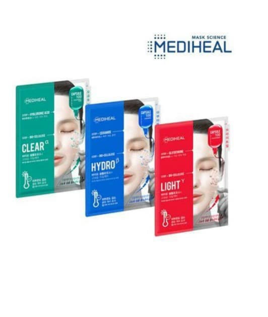 Mặt Nạ Sinh Học Mediheal Capsule 100 Bio Seconderm Mask