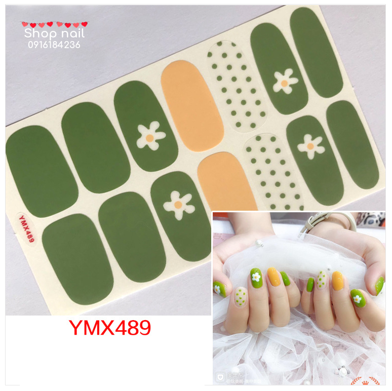 Móng tay giả  miếng dán móng tay chân  hình  3D  rẻ đẹp  trang trí cho móng nhanh tiện lợi mẫu mới nhất