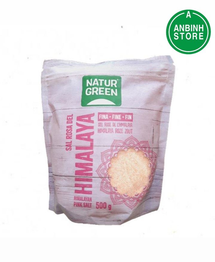 Muối hồng Himalaya dạng nhuyễn NaturGreen (fine Salt) 500g
