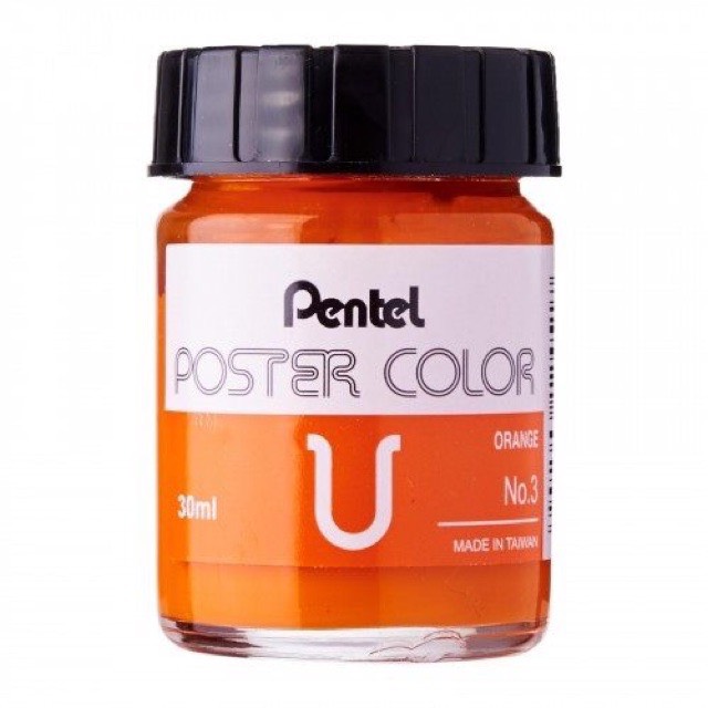 Màu Poster Pentel Hũ 30ml Chính Hãng – Màu Vẽ Poster Pha Nước (Bán Lẻ)
