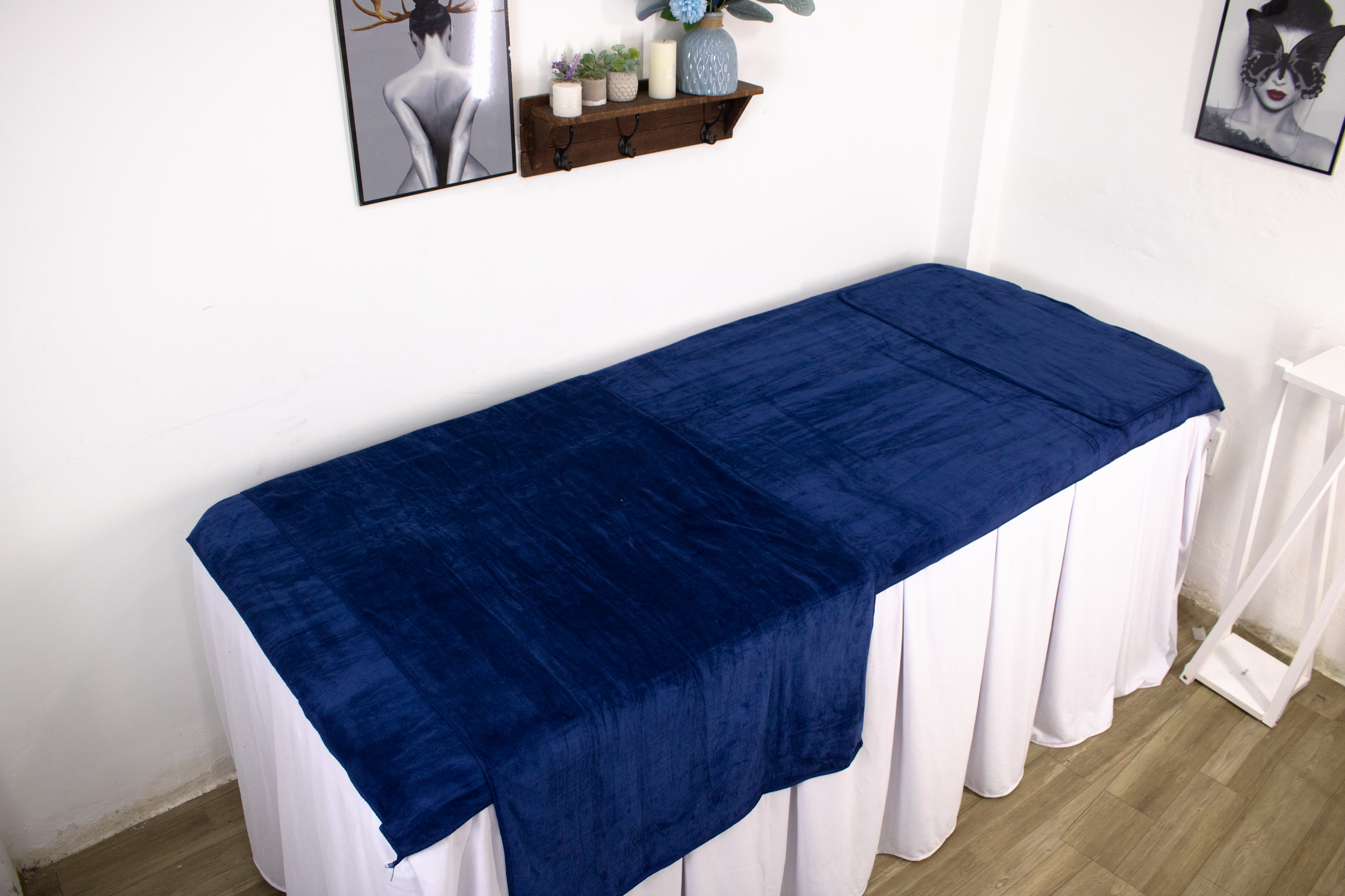 Khăn trải giường spa giường gội massage đắp người Khích Thước 90x190cm Hàng loại 1 dày dặn mềm mịn v