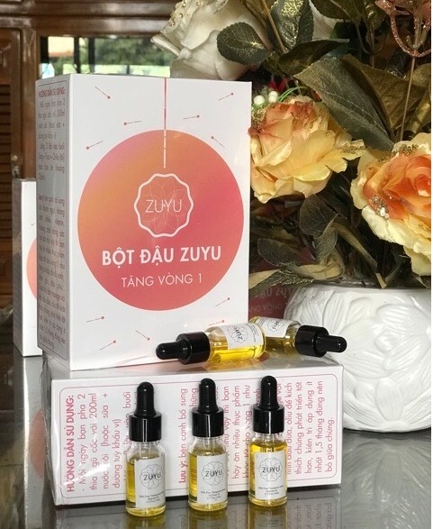 Bột Đậu Zuyu Tăng Vòng 1 + Serum Massage Ngực + Mặt Nạ Rwine Beauty + Thước Đo 💗