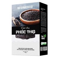 Gạo Lứt Đen Phúc Thọ Vinaseed túi 1kg - Gạo tím than dẻo dành cho người giảm cân thực dưỡng ăn kiêng tiểu đường béo phì