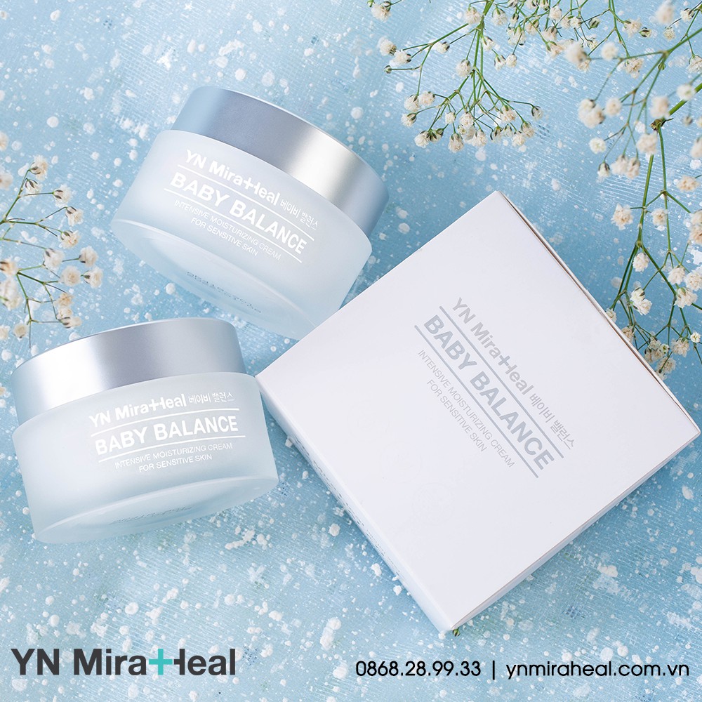 [Hcm]Kem Dưỡng Ẩm Cho Làn Da Em Bé - Yn Miraheal Baby Balance Cream