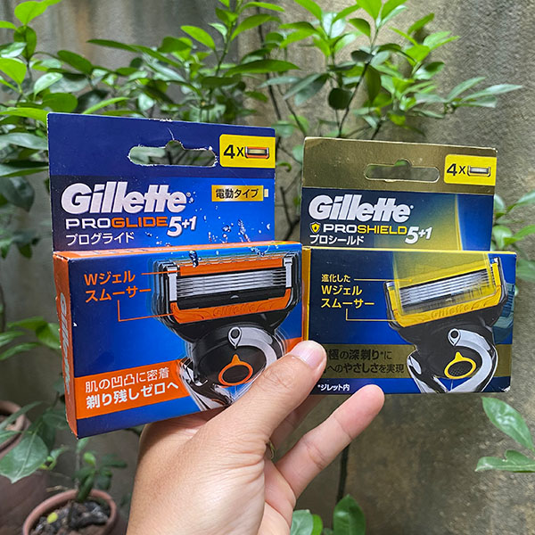 Lưỡi Dao Cạo Râu Gillette Fusion 5+1 Nhật Bản bàn cạo râu 5 lưỡi cao cấp