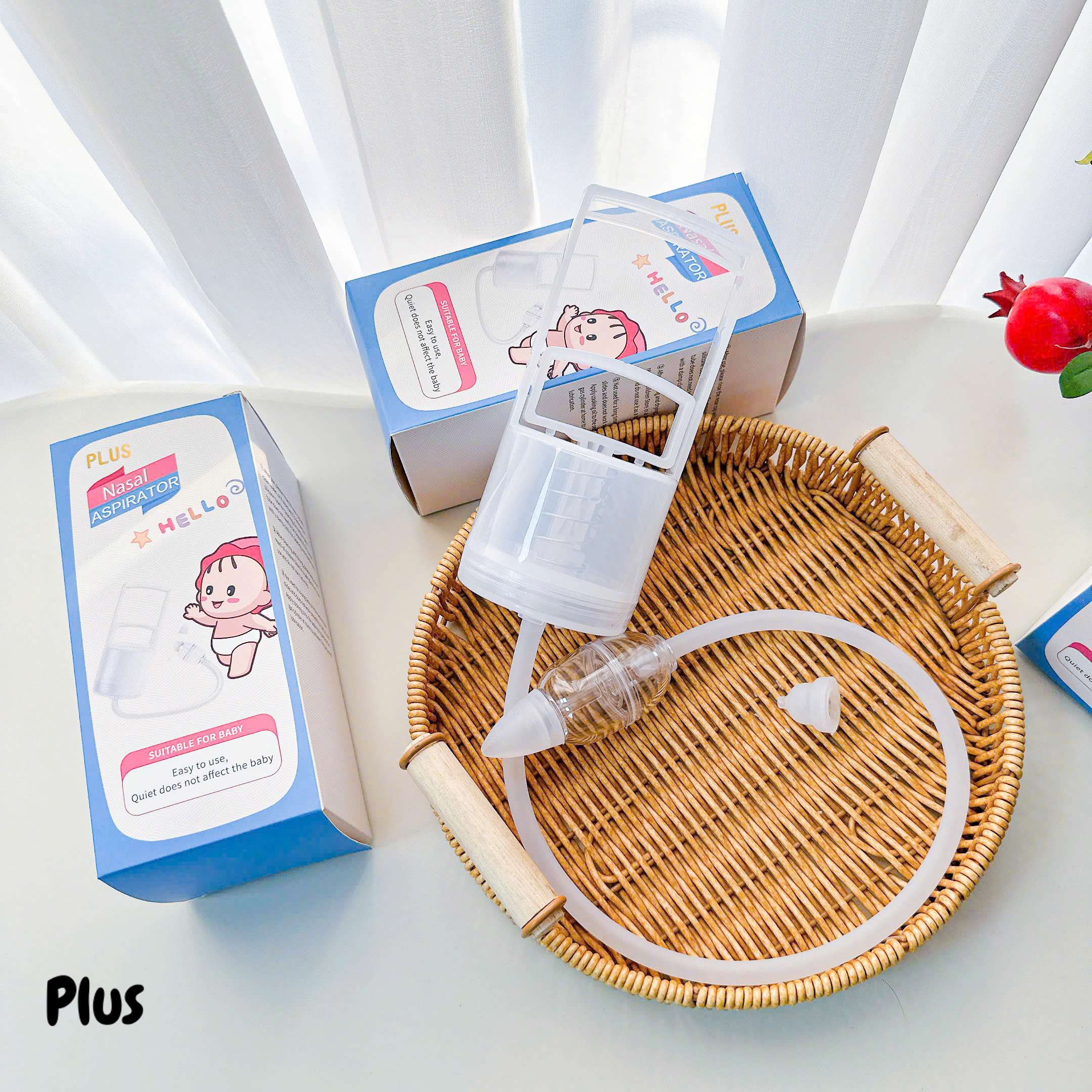 Dụng cụ hút mũi cho bé KÉO TAY THẾ HỆ MỚI lực hút mạnh chất liệu nhựa nguyên sinh an toàn tiện lợi