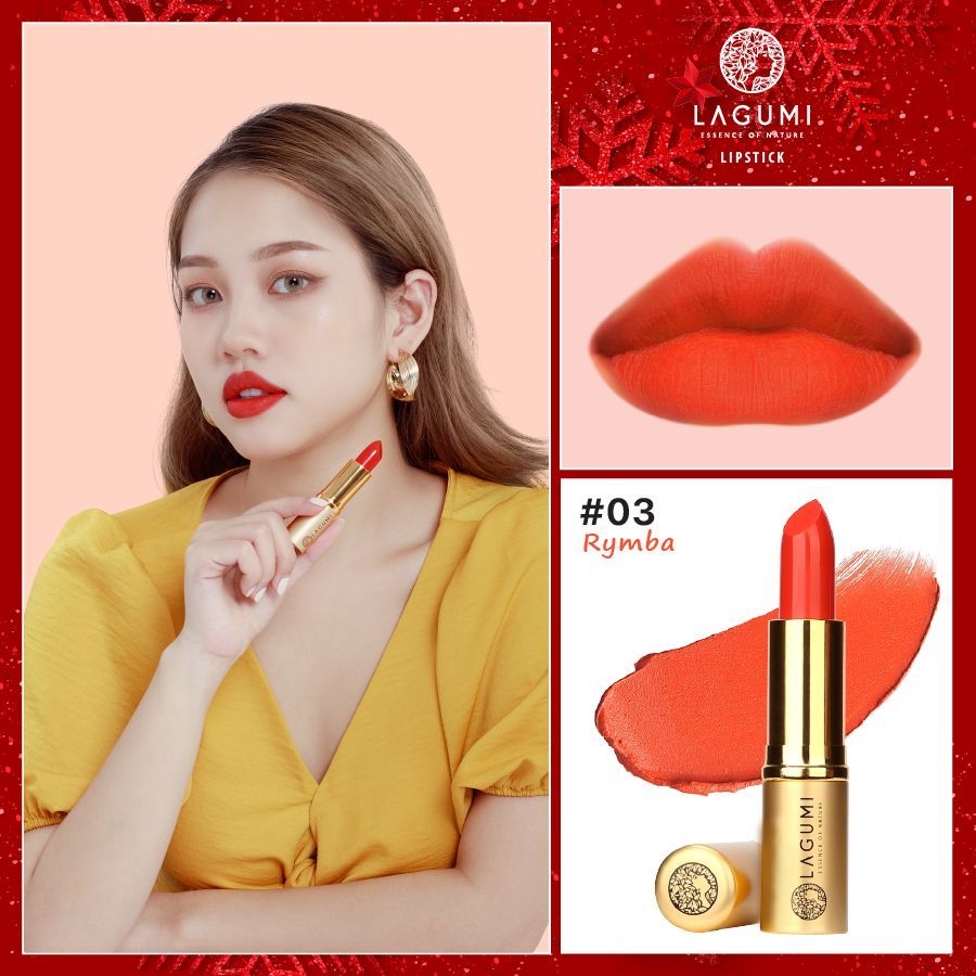 [Chiết Xuất Hạnh Nhân] Son Không Chì Dành Cho Bà Bầu (Chính Hãng LAGUMI)