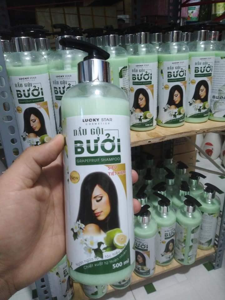 Dầu Gội Bưởi Lucky Star 500Ml