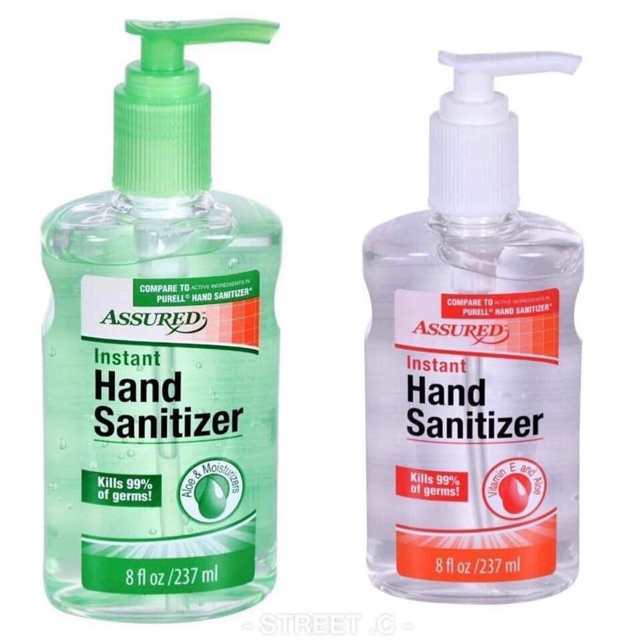 [Hcm]Dung Dịch Rửa Tay Khô Diệt Khuẩn Assured Instant Hand Sanitizer.