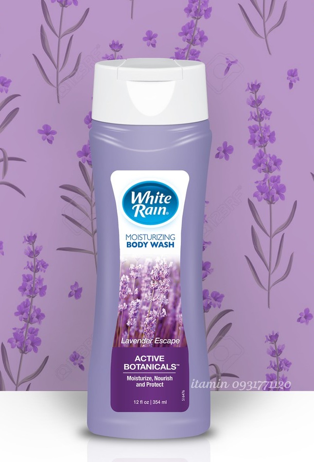 [Hcm]Sữa Tắm Dưỡng Ẩm White Rain - Lavender Escape 354 Ml Chuẩn Mỹ