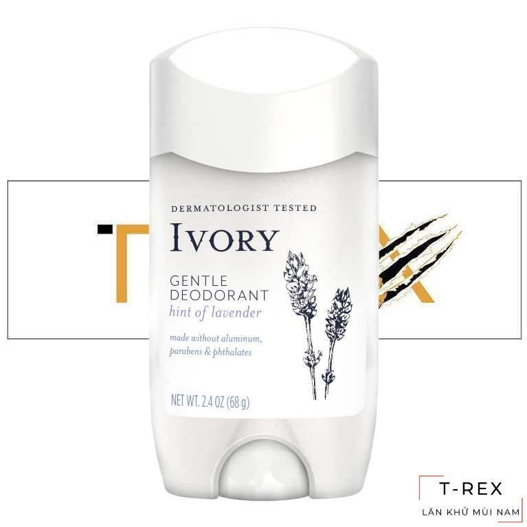 [Hcm]Lăn Sáp Khử Mùi Ivory Gentle Deodorant Hint Of Lavender 68Gr (Cam Kết Hàng Đúng Mô Tả Chất Lượng Đảm Bảo An Toàn)