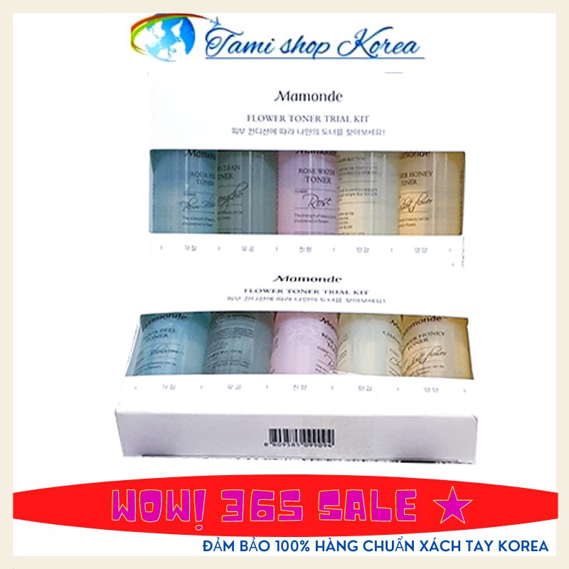 [Có Bill]Toner Nước Hoa Hồng Mamonde Mini Dùng Thử 25Ml