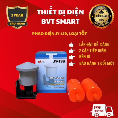 BẢO HÀNH 2 NĂM Phao Điện Chống Tràn Bồn Nước Tự Động JYE 180 cao cấp phao điện bồn nước tự động phao