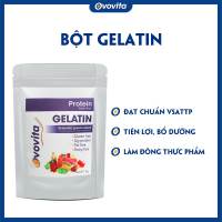 Bột Gelatin OVOVITA nguyên liệu làm kẹo chip chip tạo đông làm dày và giúp ổn định thực phẩm