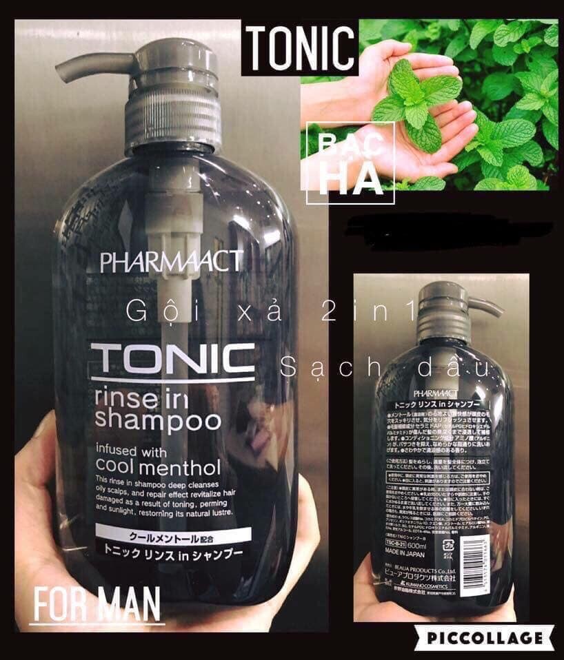 Dầu Gội Tonic Pharmaact Đặc Trị Gầu Dành Cho Nam - Hàng Nhật - Dầu Gội Tonic Pharmaact 2