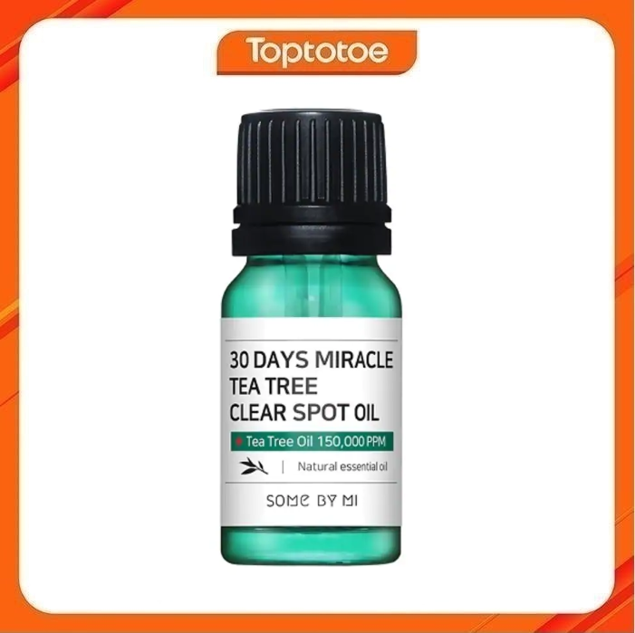 Tinh Dầu Tràm Trà Giảm Mụn Và Ngăn Ngừa Mụn Some By Mi 30 Days Miracle Tea Tree Clear Spot Oil 10Ml