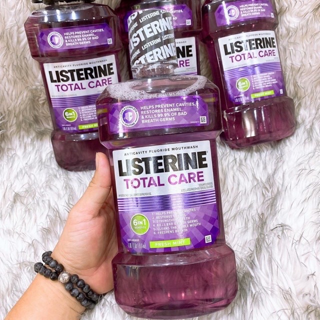 [Hcm]?? Set 3 Chai Nước Súc Miệng Listerine Tím Thái Lan