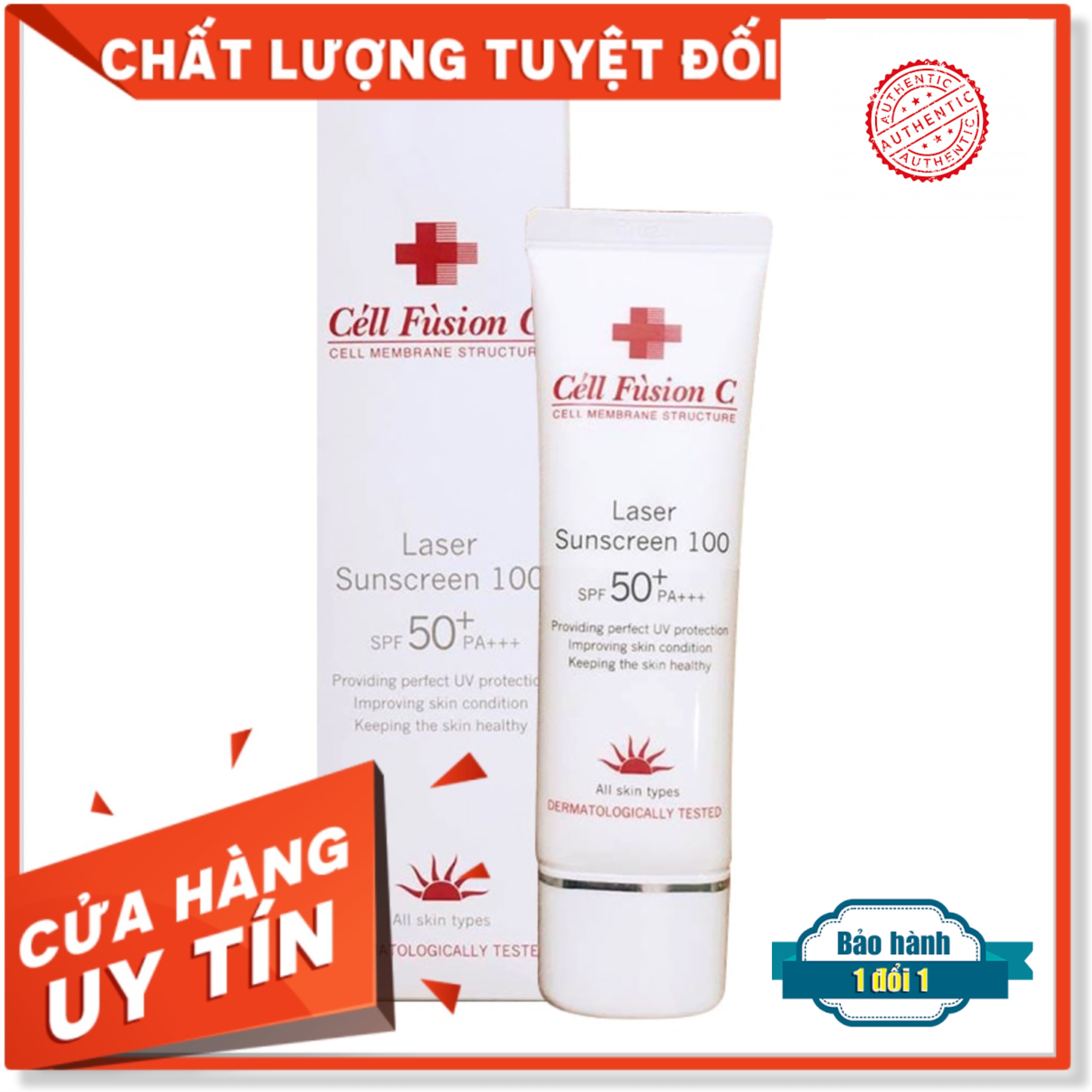 [SẢN PHẨM HOT]Kem Chống Nắng Laser Sunscreen 100 Cell Fusion C Spf 50 + 50Ml -sản phẩm  tích hợp khả năng chống nắng và chống lão hóa vượt trộiBảo vệ làn da một cách hoàn hảo khỏi các tia tử ngoại UVA/B