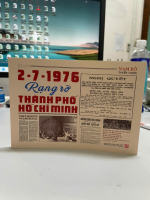 Báo Nam Bộ Tuyệt Chọn ngày 2-7-1976 Rang rỡ Thành phố Hồ Chí Minh