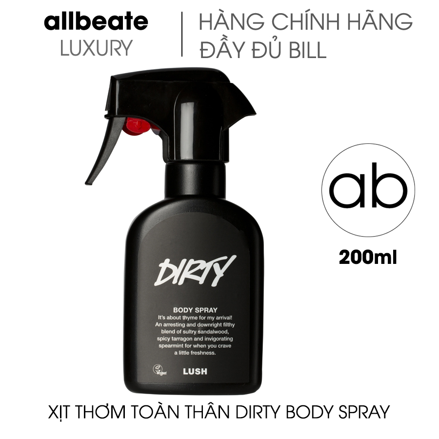 Xịt Thơm Toàn Thân Lush - Dirty Body Spray