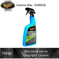 Meguiars Dung dịch wax bóng sơn xe cao cấp công nghệ Ceramic - Hybrid Ceramic Wax - G190526 - 768ml Tạo hiệu ứng lá sen & độ bóng cao