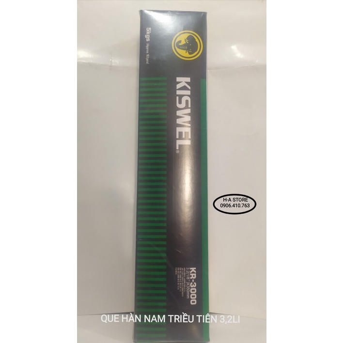 Que hàn sắt Nam Triều Tiên (voi) kiswel KR- 3000 32li hộp