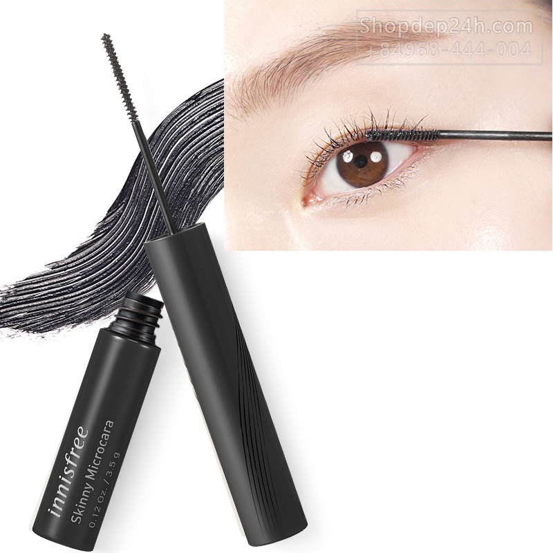 Mascara Innisfree Skinny Longlongcara 35G Chuẩn Hàn