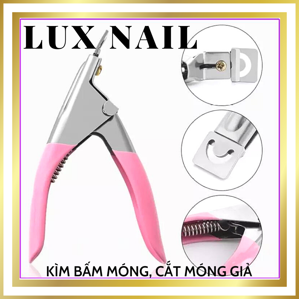 Kìm bấm móng Luxnail cắt móng giả kìm nhỏ gọn cắt sắc không gãy móng.