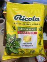 KẸO NGẬM HO-THÔNG CỔ RICOLA KHÔNG ĐƯỜNG - MỸ