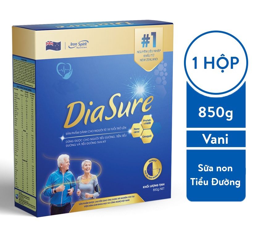 Sữa non Diasure dành cho người tiểu đường hộp giấy 850g