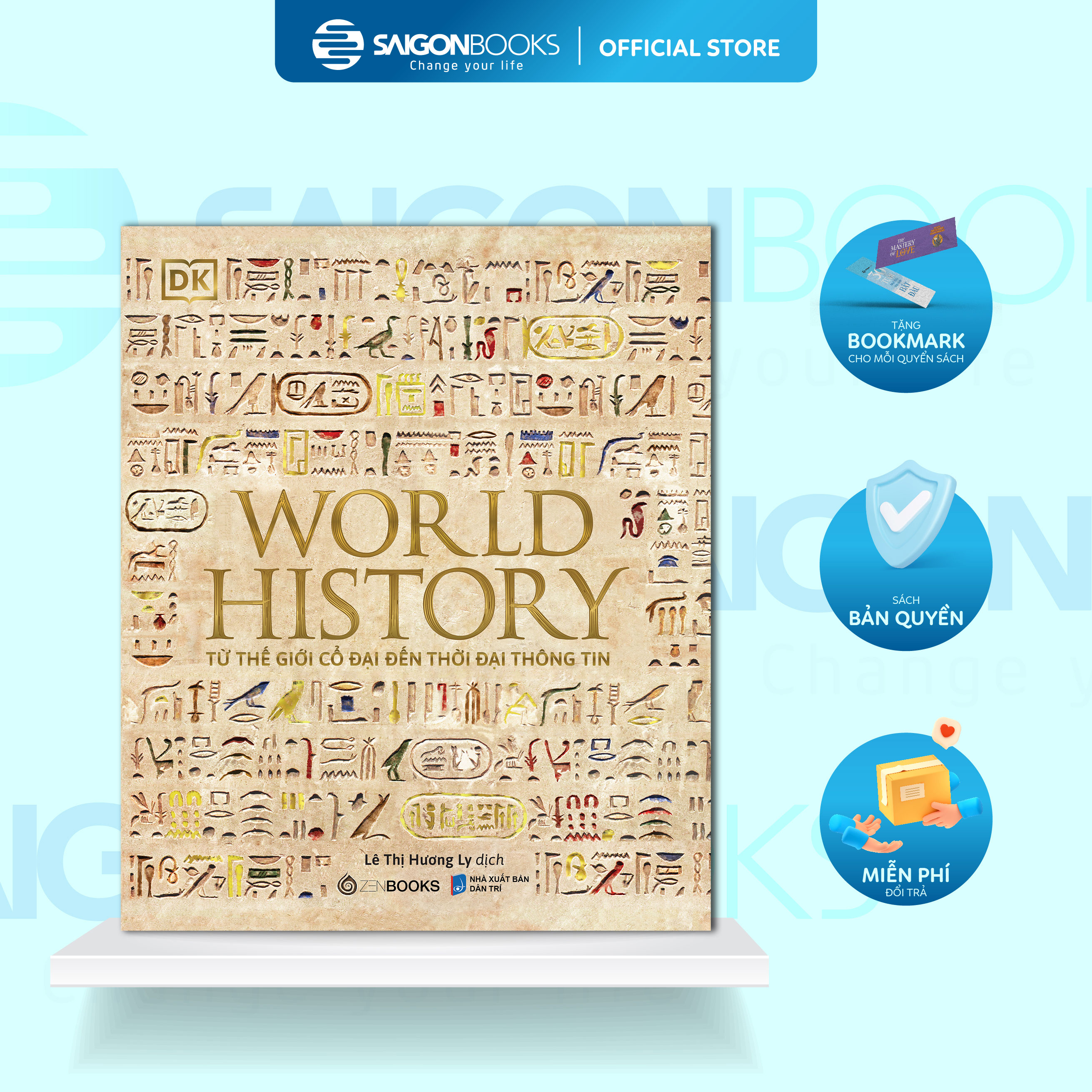 Sách -  World History - Lịch sử thế giới - Tác giả Philip Parker