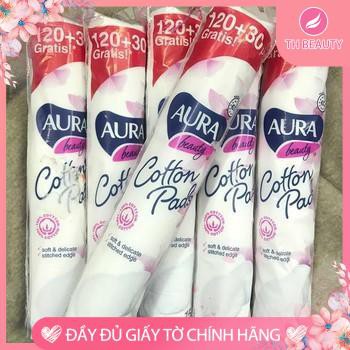[Hcm][Chính Hãng] Bông Tẩy Trang Aura 150 Tờ
