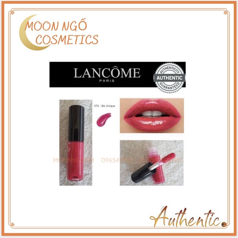 [Mini - Unbox] Son Lancome L’absolu Lacquer Lquid Lipstick 378