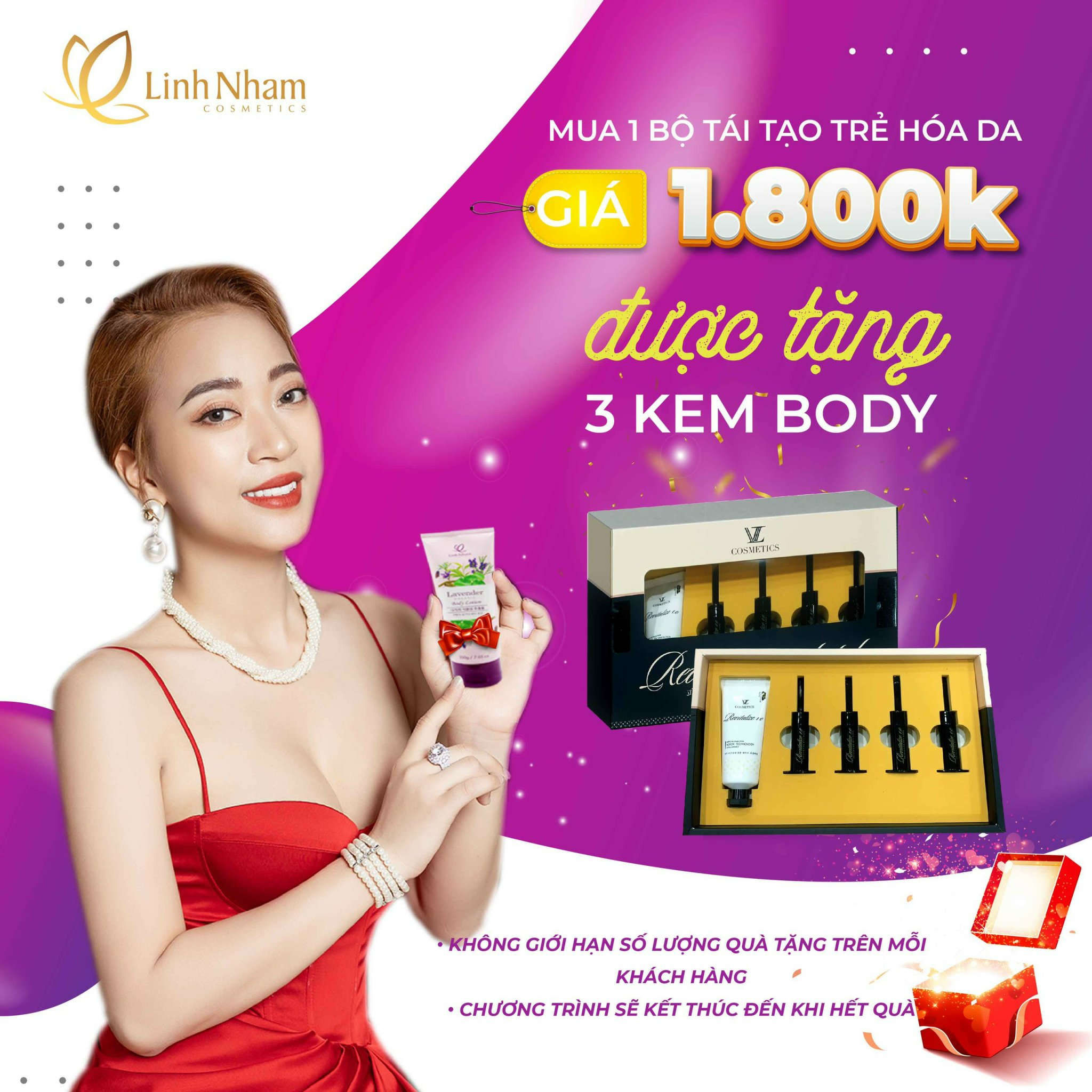 [Hcm][Mua 1 Tặng 3] Bộ Tái Tạo Nâng Cơ Trẻ Hóa Y Khoa Revitalize 1.0 Botul Ứng Dụng Công Nghệ Botox Không Tiêm Giúp Làm Đầy Nếp Nhăn Căng Bóng Da Toàn Diện - Linh Nhâm Miền Nam