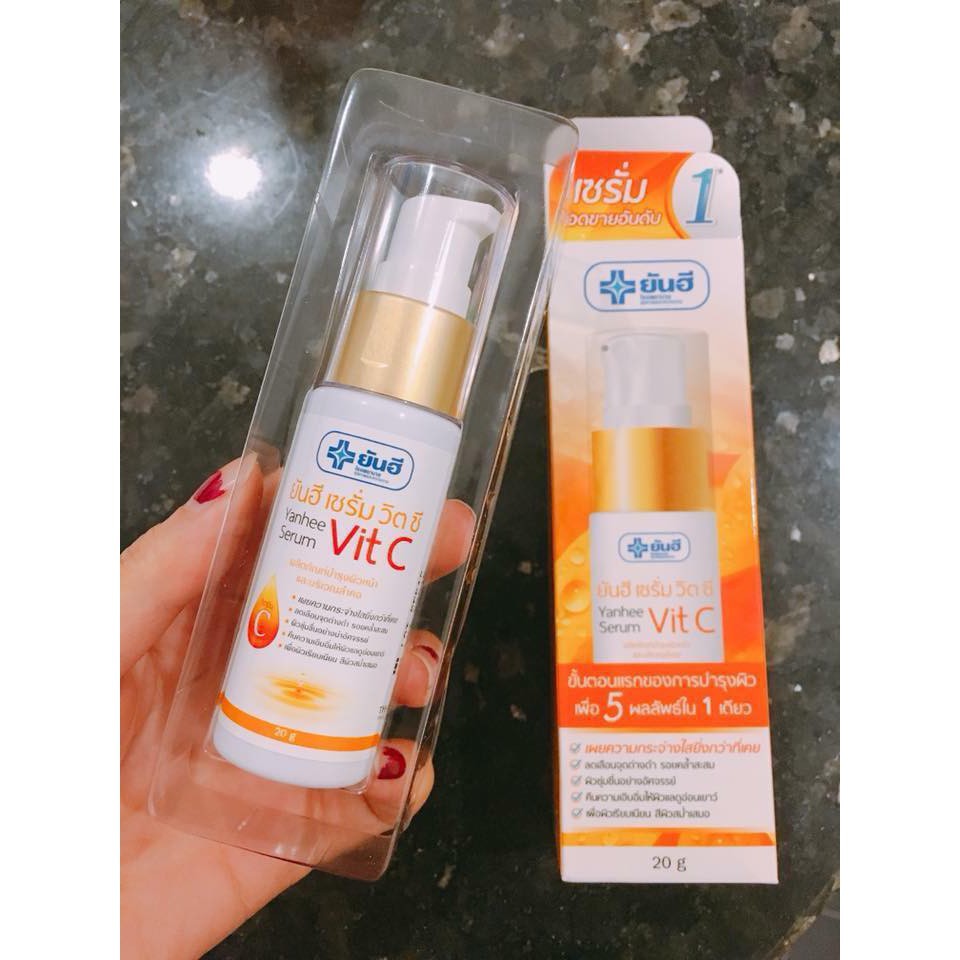 Serum Vit C Yanhee Thái Lan Chất Lượng Đảm Bảo An Toàn Đến Sức Khỏe Người Sử Dụng Cam Kết Hàng Đúng Mô Tả