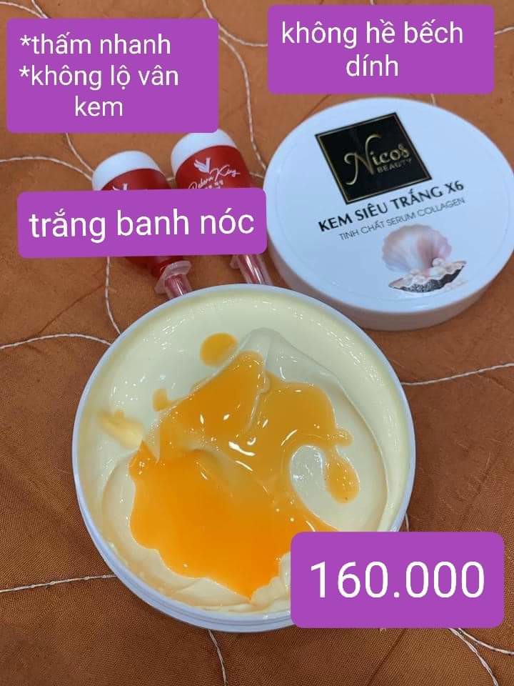 ( Chính Hãng ) Kem Body 6X Nicos ( Shop Thúy Hằng )