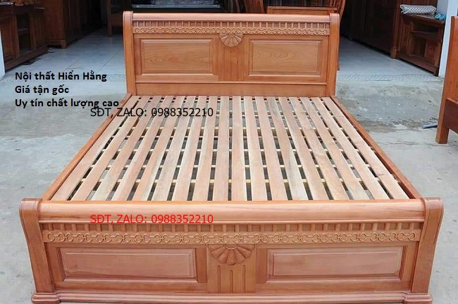 Giường ngủ gỗ Xoan đào