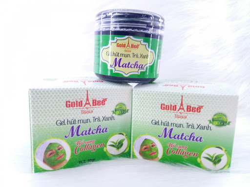 [Hcm][ Làm Sạch Mụn Cám ] Combo 2 Hộp 50G Gel Hút Mụn Trà Xanh Matcha Gold Bee (Date: 36 Tháng)