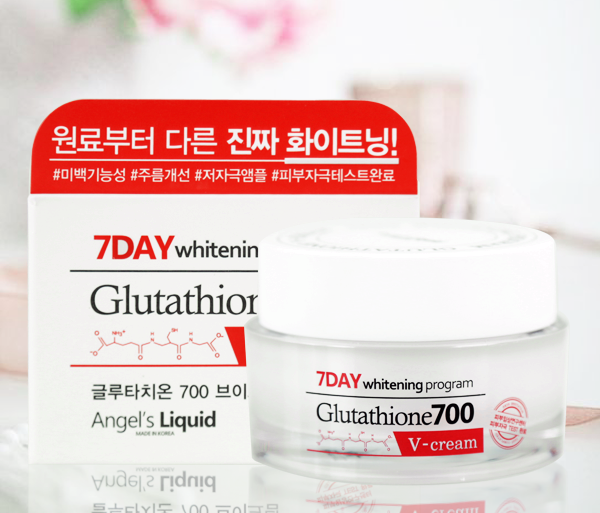 KEM DƯỠNG TRẮNG DA ANGEL’S LIQUID 7DAY WHITENING PROGRAM GLUTATHIONE 700 V-CREAM.