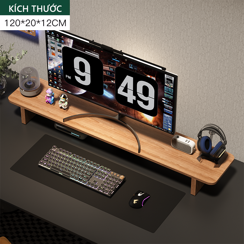 Kệ để màn hình máy tính PC đa năng decor bàn làm việc góc gaming cực chill GA28/GA35