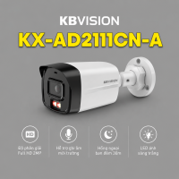 KX-AD2111CN-A Camera IP Ngoài Trời KBVISION 2MP Có Mic Hồng Ngoại 30m Hỗ Trợ PoE