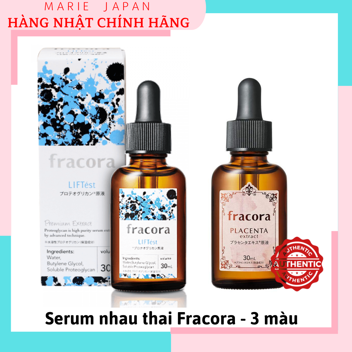 Serum Trắng Da Chống Lão Hóa Fracora Nhật Bản 30Ml