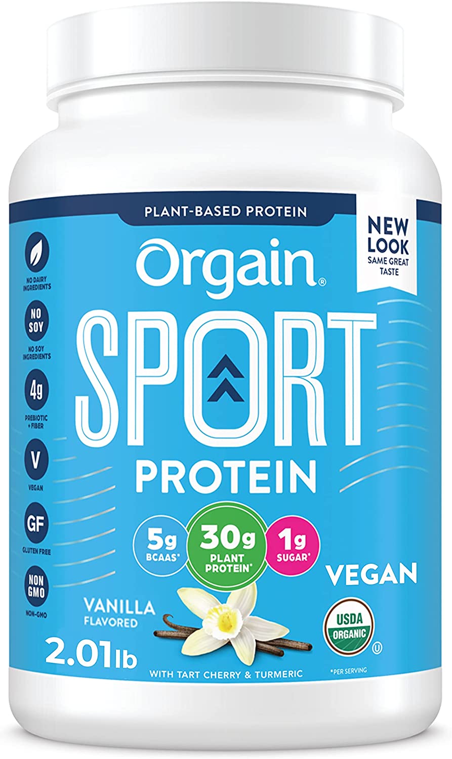 Bột protein thực vật hữu cơ Orgain Sport vanilla 912g
