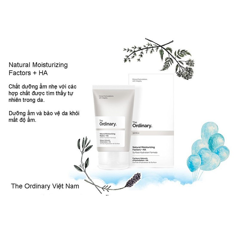 Kem Dưỡng Ẩm The Ordinary Natural Moisturizing Factors + Ha 30 - 100Ml