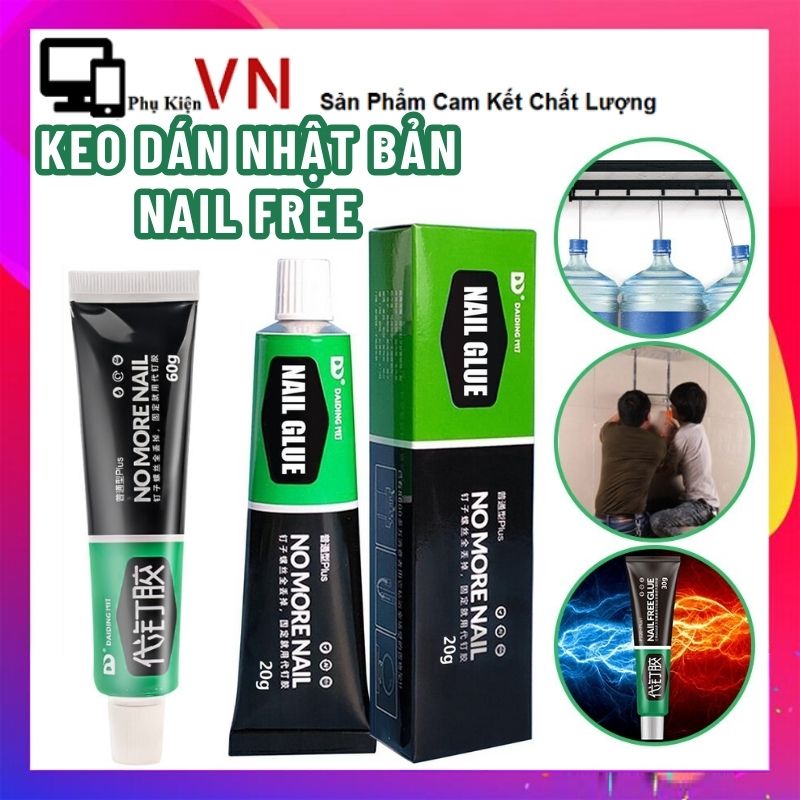 Keo Siêu Dính Dán Chắc Như Đóng Đinh Công Nghệ Nhật Bản Tuýt Lớn 60g Chịu Lực Siêu Chắc Chắn - Keo D