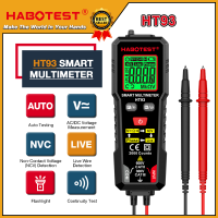 HABOTEST💥HT93 Máy dò diện áp vạn năng kĩ thuật số 600V AC/DC 2000 đếm True-RMS autorange xách tay NCV Vôn kế Ampe kế Ohm đồng hồ kiểm thử liên tiếp
