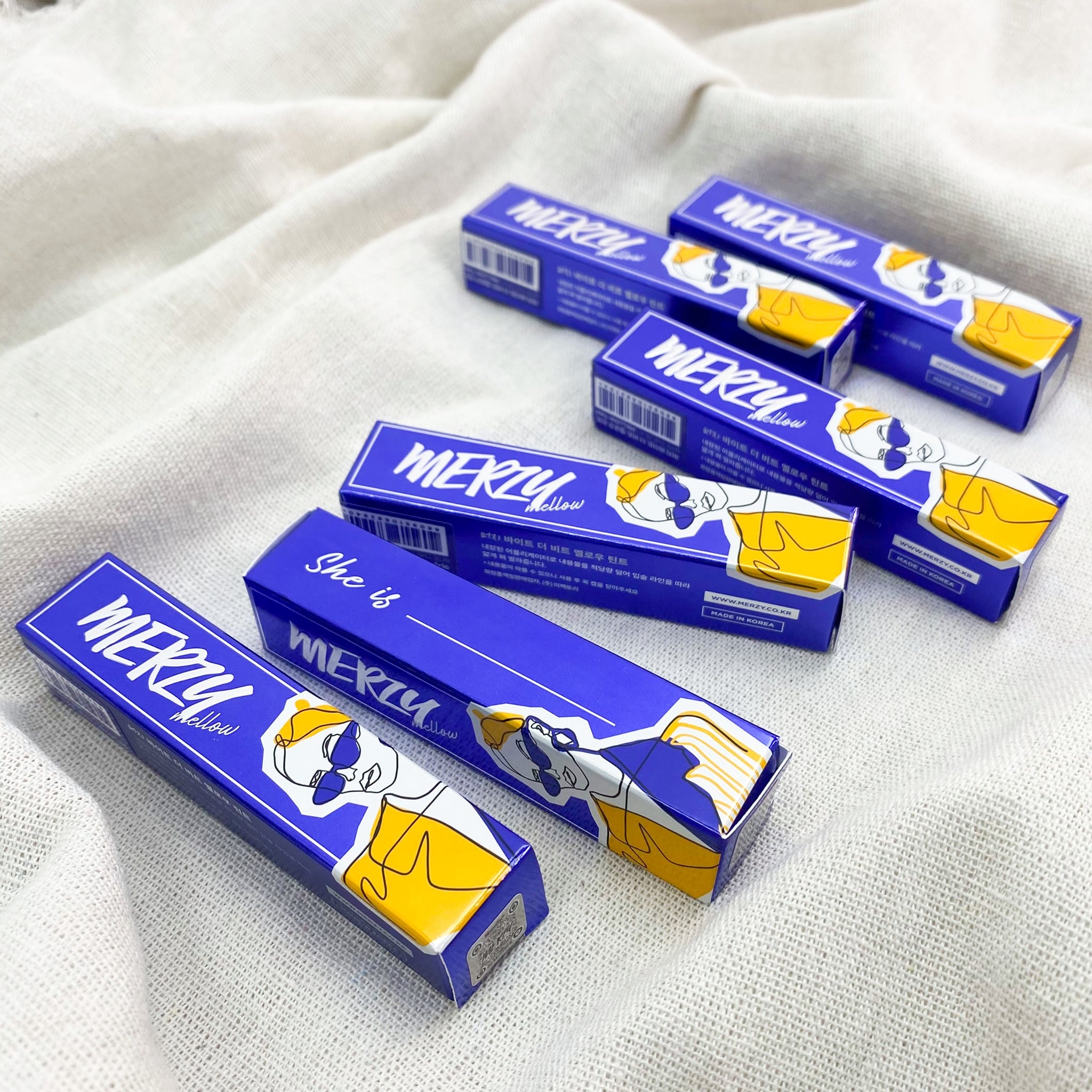 [HCM]Son Kem Lì Merzy Mellow Blue Tint Version Girl 4g